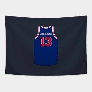 Wilt Chamberlain Philadelphia Jersey Qiangy Tapestry