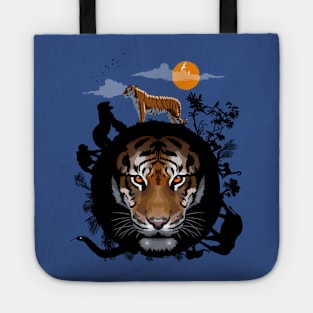 Circle Jungle Tiger Tote