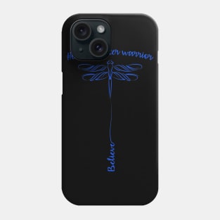 Colon Cancer Awareness Colonoscopy Support Warrior Phone Case