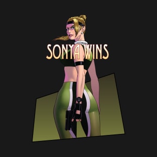 Sonya Blade Mortal Kombat v2 T-Shirt