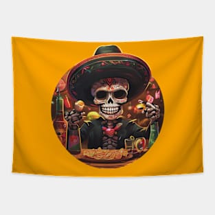 Cinco De Mayo - Mexican Skull Tapestry