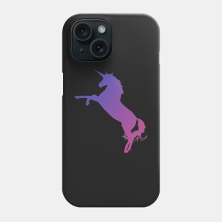 Purple and pink unicorn Phone Case