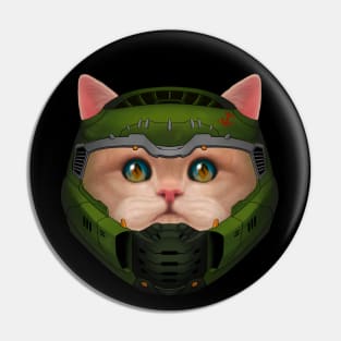 Doom cat Pin