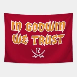 In Godwin We Trust - Red Tapestry