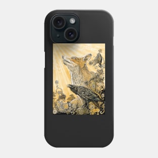 Fox and Crow Phone Case