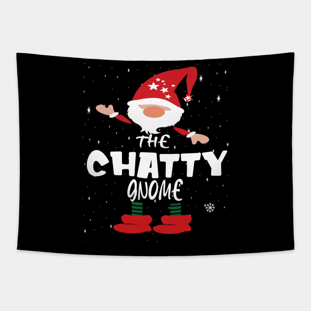 I'm the chatty gnome christmas family matching pajamas Tapestry by DODG99