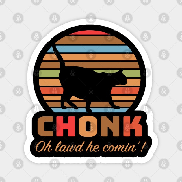 Chonk Retro Magnet by kosl20