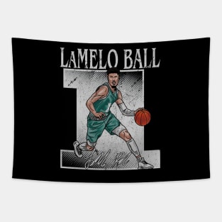 LaMelo Ball Charlotte Number Tapestry