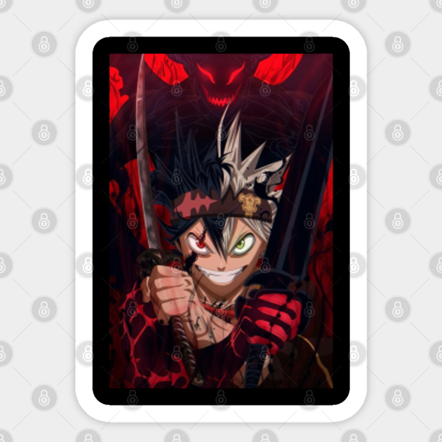 Demon Knight Black Clover Asta Sticker Teepublic Here is the perfect list for you. teepublic
