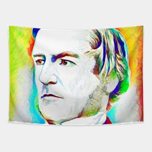 George Boole Colourful Portrait | George Boole Artwork 10 Tapestry