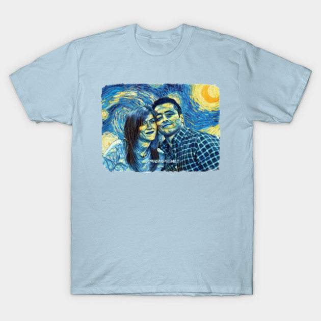 F R I E N D S Van Gogh Style Friends Tv Show T Shirt