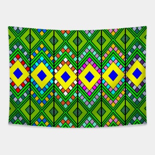 African pattern, African traditional pattern, Ethiopian/Eritrean pattern. Ethiopian Tilf Tapestry