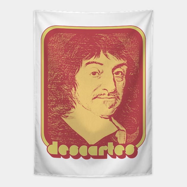 Descartes // Retro Aesthetic Fan Art Design Tapestry by DankFutura