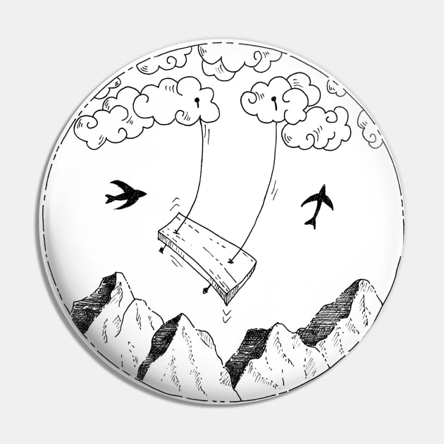 Swinging Between Clouds and Mountains Pin by PrintablesPassions