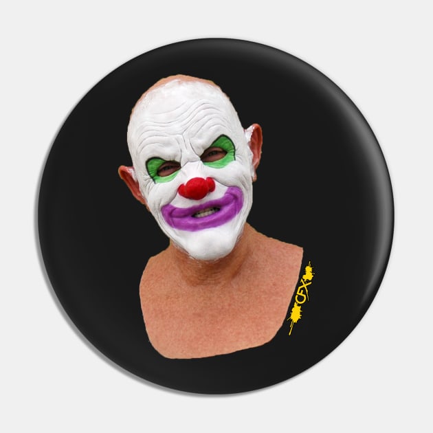 Pickles the Carnie - Circus Clown Pin by CFXMasks