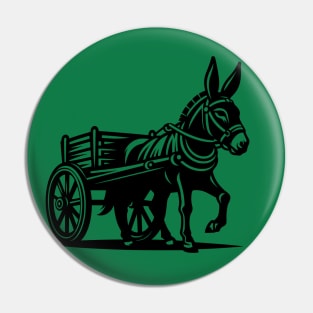 Donkey Cart Pin