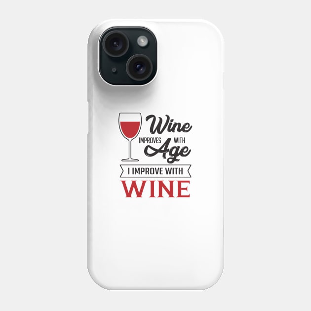 Wine Hot Ticket Phone Case by designdaking