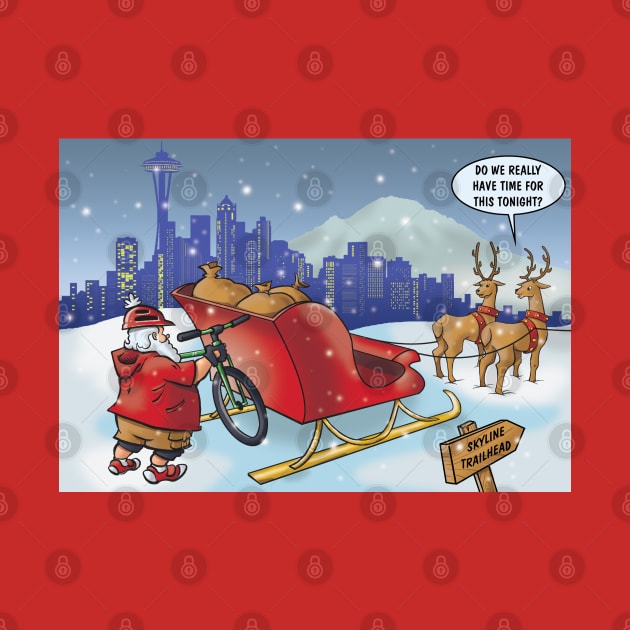 Santa's Bike Rack by Reading With Kids