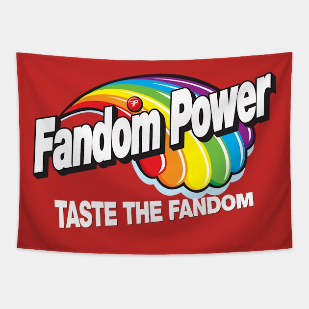 Fandom Power (Taste the Fandom) Tapestry by Fandom Power Podcast Merch Shop