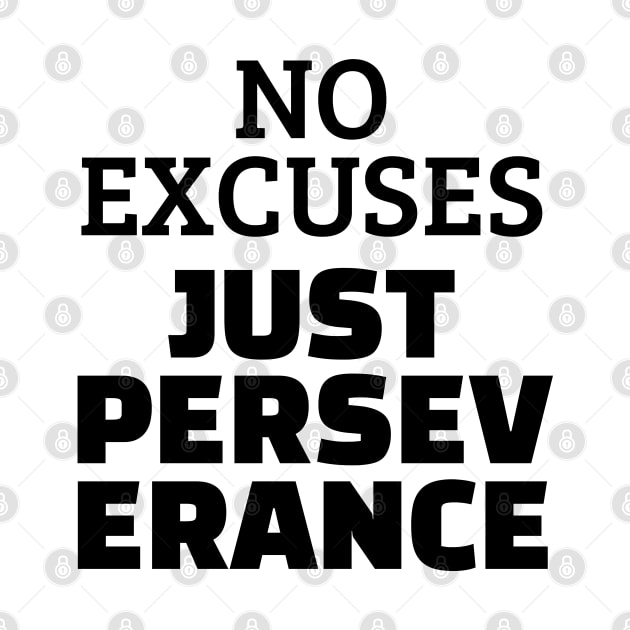 No Excuses Just Perseverance by Texevod