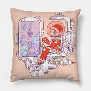 Santa space suits Pillow