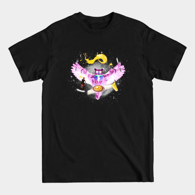 Discover Breakfast Owl - Trippy - T-Shirt