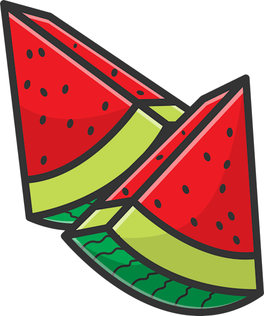 watermelon Kids T-Shirt by fflat hds