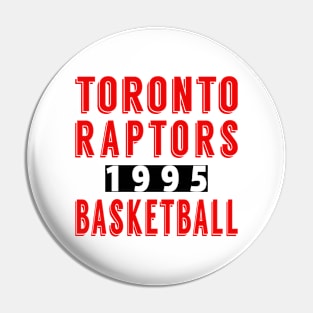 Toronto Raptors Basketball 1995 Classic Pin