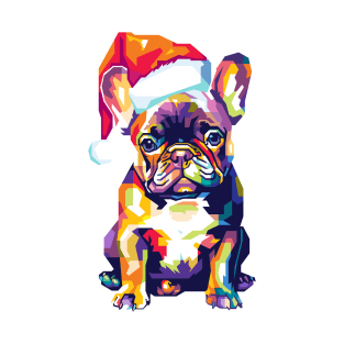 Christmas dog popart T-Shirt