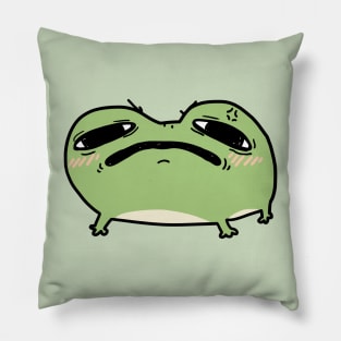 Tired frog Pillow