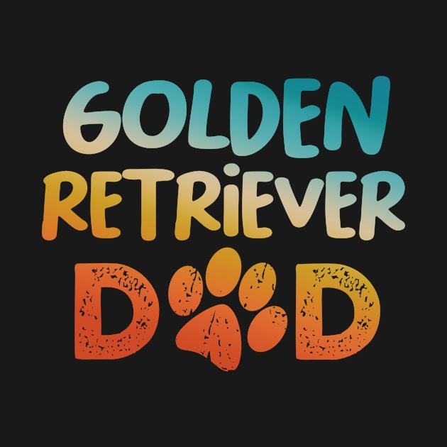 Golden Retriever Dad by MetropawlitanDesigns