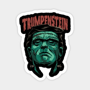 Trumpenstein: Funny Halloween Trump + Frankenstein Magnet