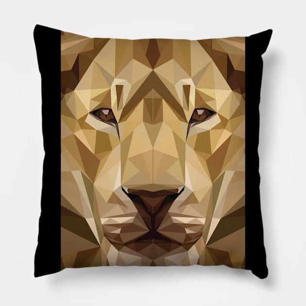 lion Pillow by Amartwork