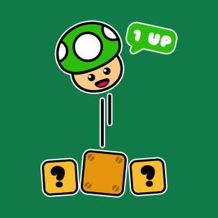 Life Mushroom from Classic Game T-Shirt