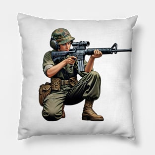 Tactical Girl Pillow