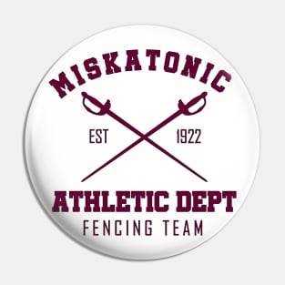 MU Fencing Team Maroon Pin