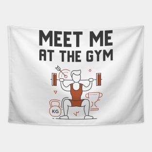 Meet Me At The Gym Tapestry