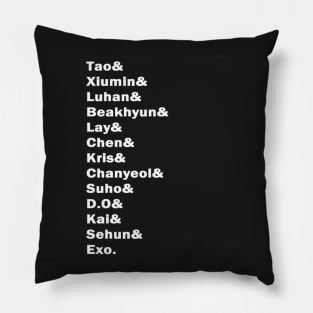 exo ot12 members Pillow