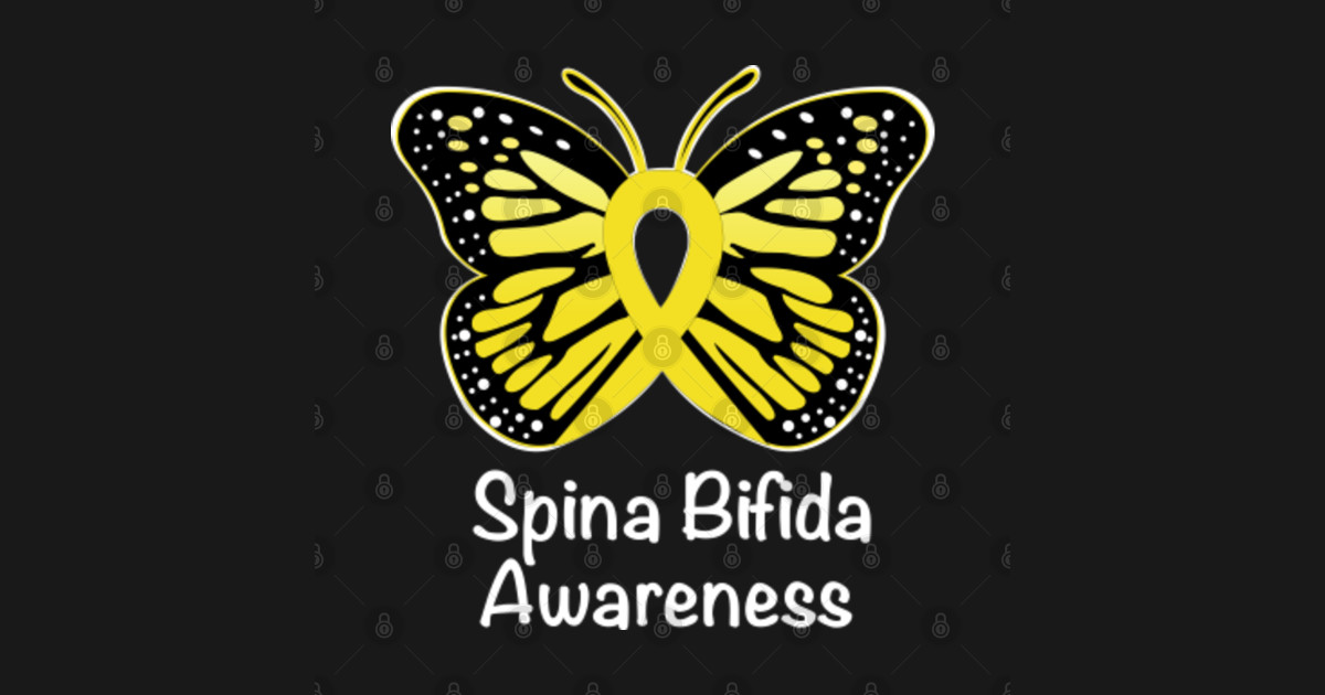 Spina Bifida Awareness Warrior Support Survivor Yellow Ribbon Gifts