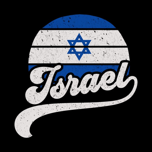 Israel Flag Retro Style by sababa