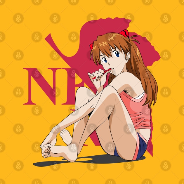 Morning Routine with Asuka langley - Neon Genesis Evangelion by Silvercrowv1