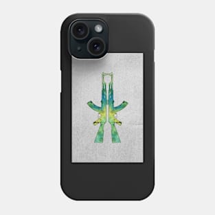 Watercolor Gun Phone Case