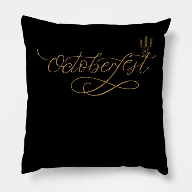 Octoberfest Pillow by Myartstor 