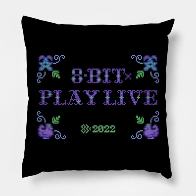 8-Bit Community's Farming for a Cause Pillow by brillallfarriambd