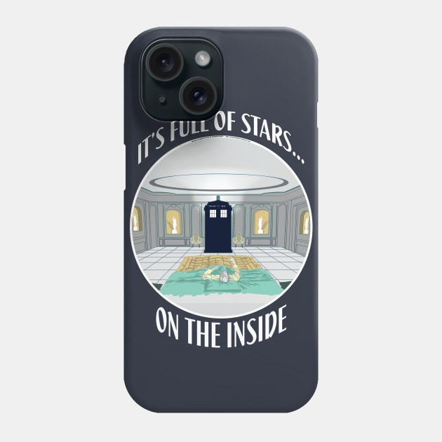 IT'S FULL OF STARS ON THE INSIDE A DOCTOR WHO / 2001 A SPACE ODISSEY Phone Case by KARMADESIGNER T-SHIRT SHOP