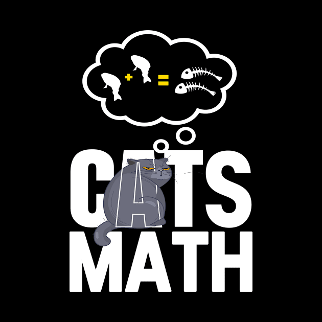 Cats Math Maths Physics Fish Cats Kitten by MooonTees