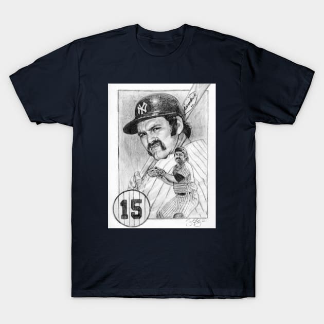 Shirts  Thurman Munson New York Yankees The Captain 15 Mlb Shirt