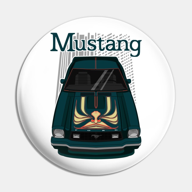 Mustang King Cobra 1978 - Aqua Metallic Pin by V8social