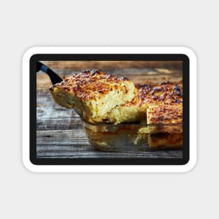 Macaroni with cheese, oven baked Magnet