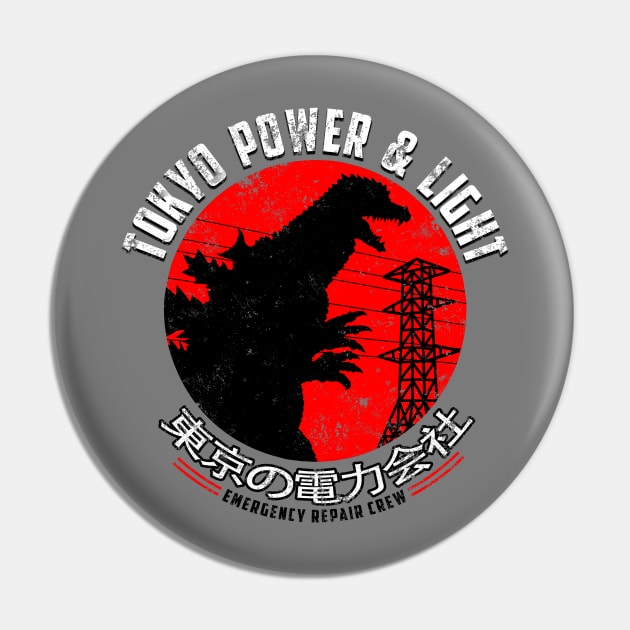 Tokyo Power and Light Pin by tonynichols